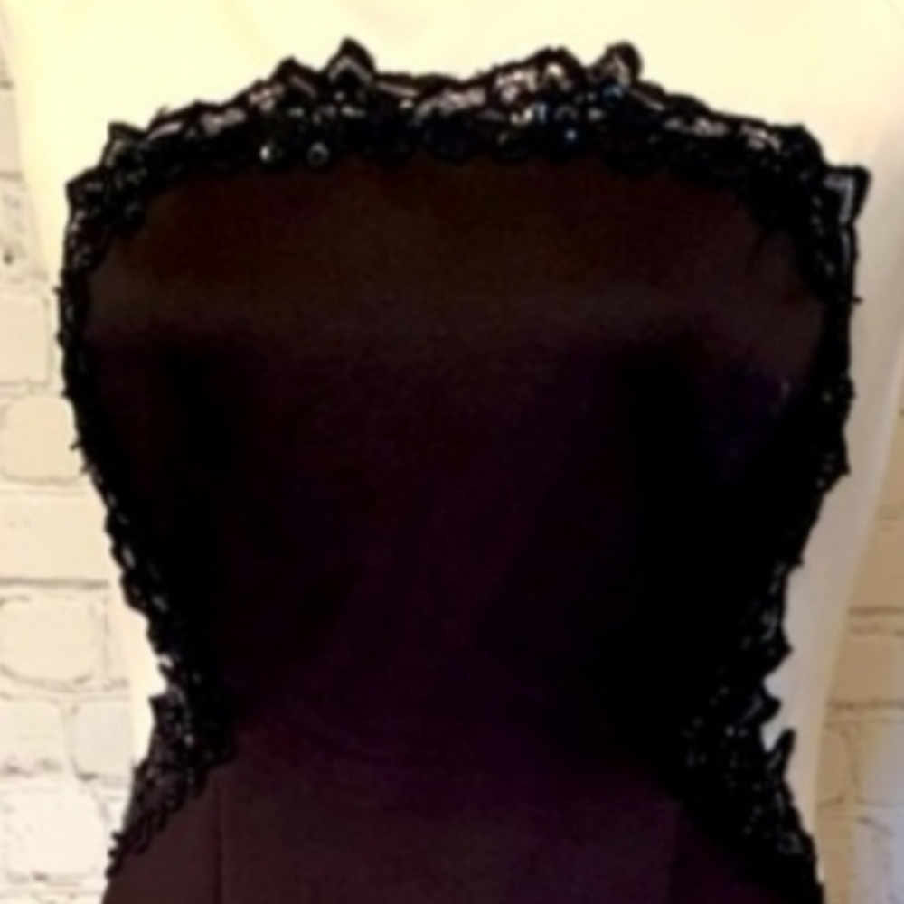 Beautiful tailored dress with Lace inset size 8 - Picture 5 of 8